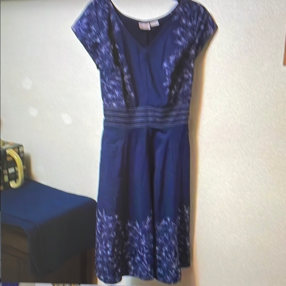 Elegant Blue Mini Dress